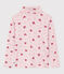 Dolcevita in cotone con stampa bambina rosa JOLI/bianco MULTICO