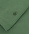 T-shirt donna L'Iconique in cotone con collo a lupetto verde PALMERAIE