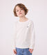 T-shirt a maniche lunghe a costine bambina/bambino