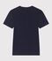 T-shirt L'ICONIQUE cocotte in cotone Donna blu SMOKING