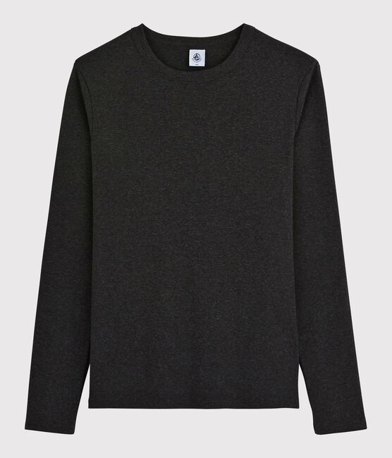 T-shirt girocollo iconica in cotone Donna grigio CITY CHINE