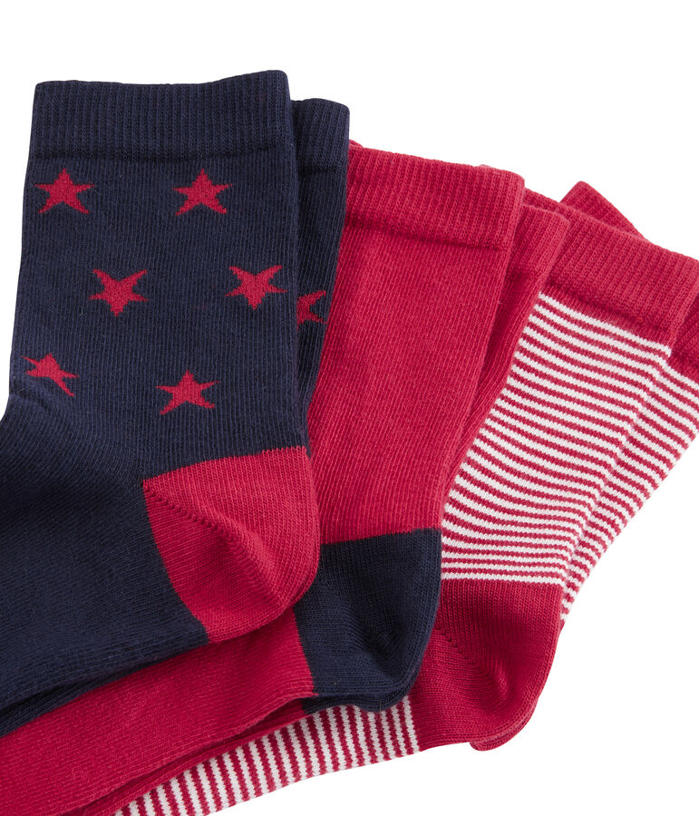 Confezione da 3 paia di calzini bambino multicolore