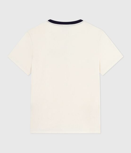 T-shirt a maniche corte e dal taglio dritto in cotone donna blu MILK/ SOIR