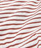 T-shirt maniche corte donna in lino bianco MARSHMALLOW/rosa COPPER