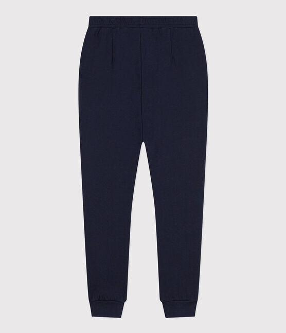 Pantaloni in cotone spesso donna blu SMOKING