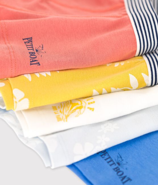 Confezione da 5 boxer bambino Hawaii in cotone variante 1