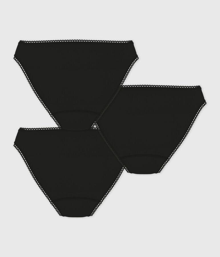 Confezione di slip da donna in cotone ed elastan multicolore