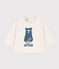 T-shirt a maniche lunghe in jersey per bebè beige MONTELIMAR CHINE