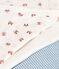 CONFEZIONE DA 3 BODY A MANICHE LUNGHE IN COTONE PER NEONATI variante 1
