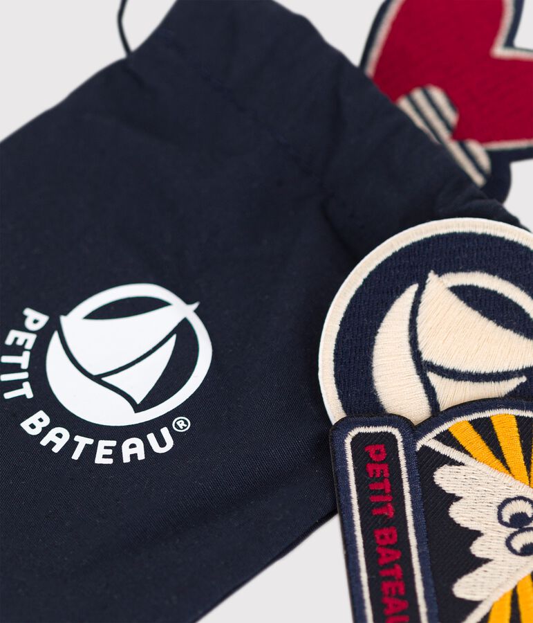 Set di 3 divertenti patch termoadesivi multicolore