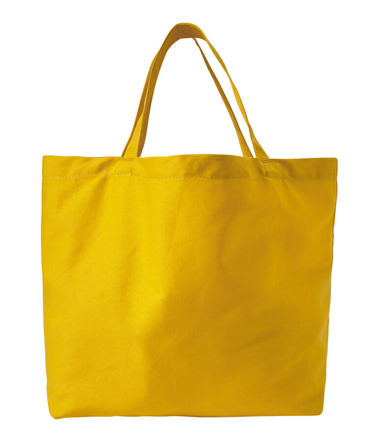 Borsa bambina in tela giallo