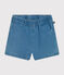 Shorts in denim leggero per bebè blu DENIM CLAIR