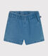 Shorts in denim leggero per bebè