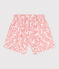 Shorts in cotone con stampa bambina rosa FLEUR/ SPI