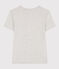 T-shirt L'ICONIQUE girocollo in cotone Donna grigio BELUGA CHINE