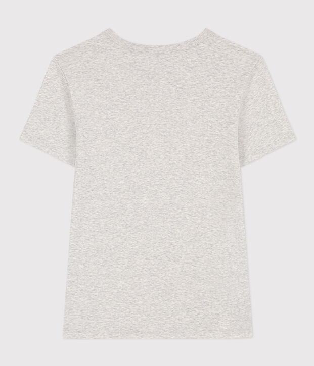 T-shirt L'ICONIQUE girocollo in cotone Donna grigio