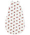 Sacco nanna reversibile bebè maschio a costine bianco MARSHMALLOW/bianco MULTICO