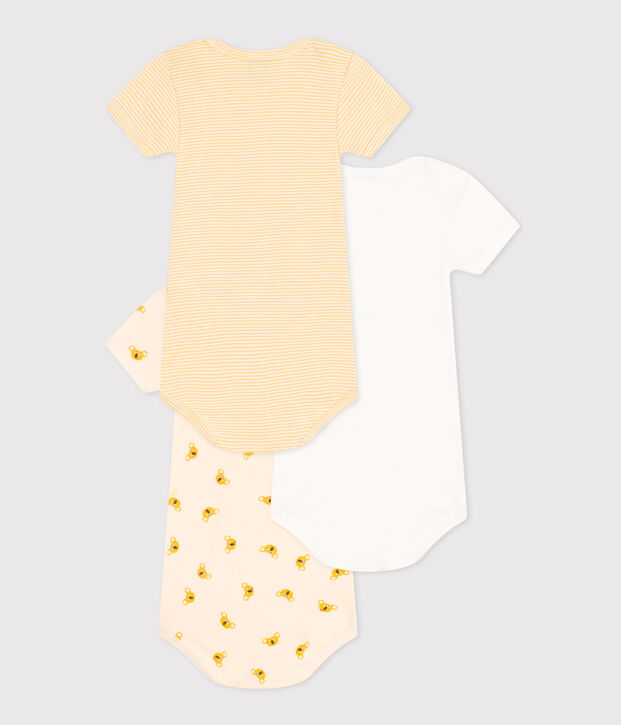 Confezione da 3 body a maniche corte koala in cotone per neonati multicolore