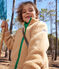 Giacca in sherpa bambino beige FACILE