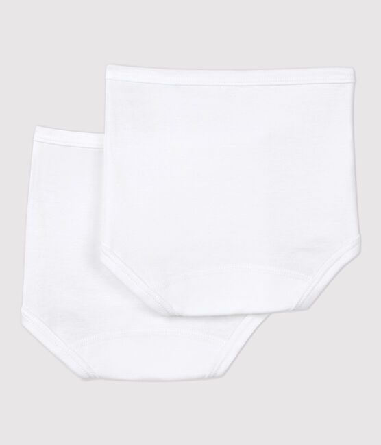 Confezione da 2 slip bianchi bebè variante 1