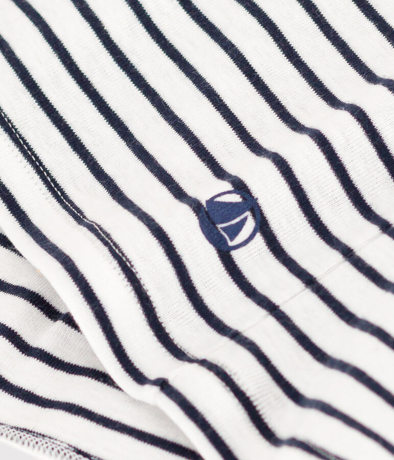 Canotta donna L'Iconique in cotone a righe bianco/blu