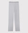 Leggings da donna in cotone grigio BELUGA CHINE