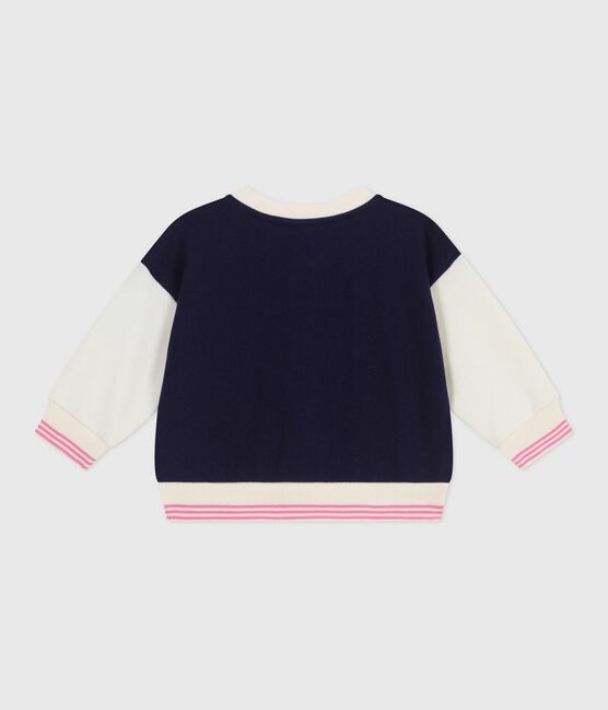 Teddy in cotone neonata blu SOIR/ MILK
