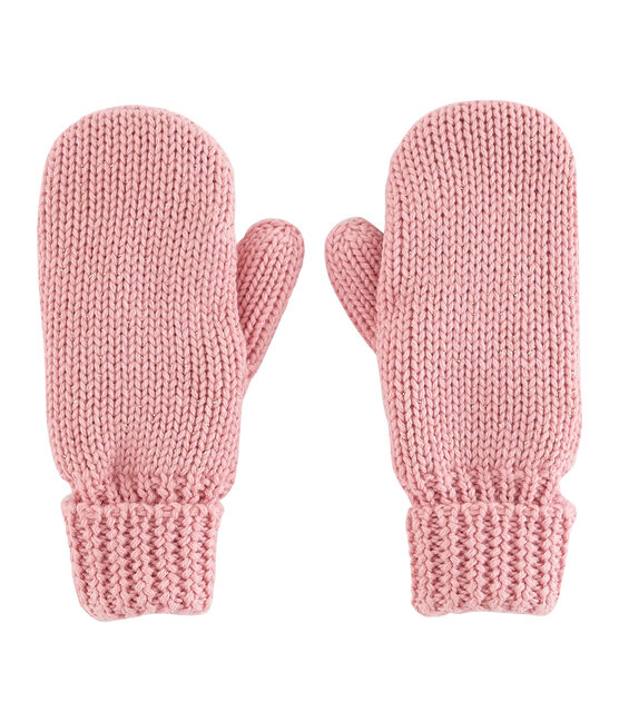 Muffole bambina rosa CHARME/giallo OR