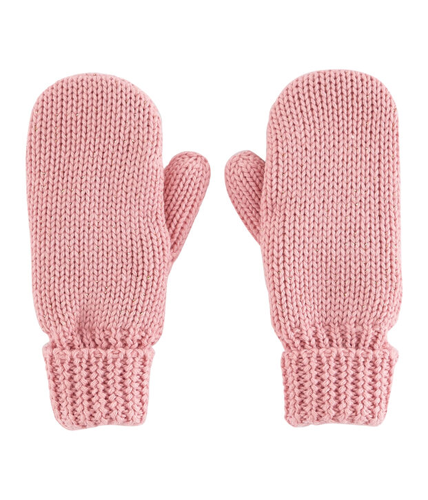Muffole bambina rosa/giallo
