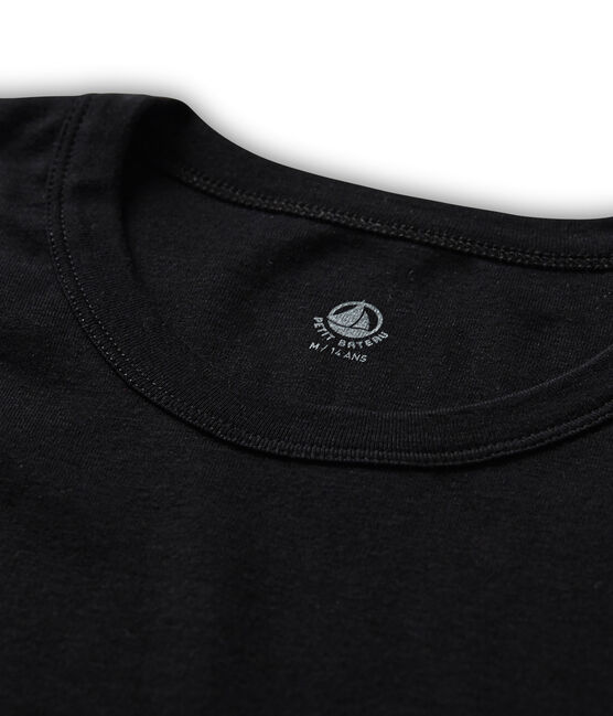 T-shirt manica corta iconica uomo nero NOIR