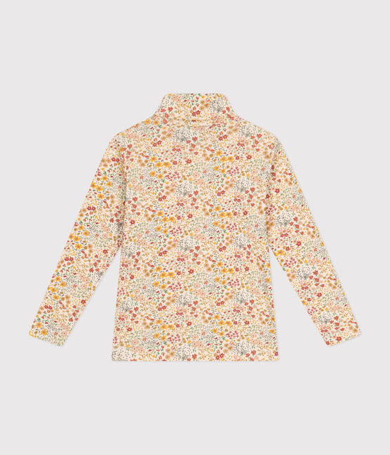 Dolcevita in cotone bambina AVALANCHE/ CUIVRE/ MULTICO