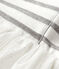 Abito manica corta bambina bianco MARSHMALLOW/grigio ARGENT