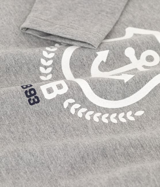 T-shirt bambino a maniche lunghe in cotone grigio SUBWAY CHINE