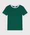 T-shirt a maniche corte in cotone tinta unita donna TREE