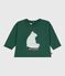 T-shirt a maniche lunghe in cotone con motivo gatto neonato WILLOW