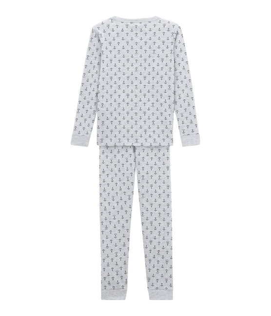 Pigiama per bambino grigio POUSSIERE/blu MEDIEVAL