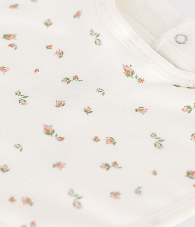 Bavaglino neonato bianco/multicolore