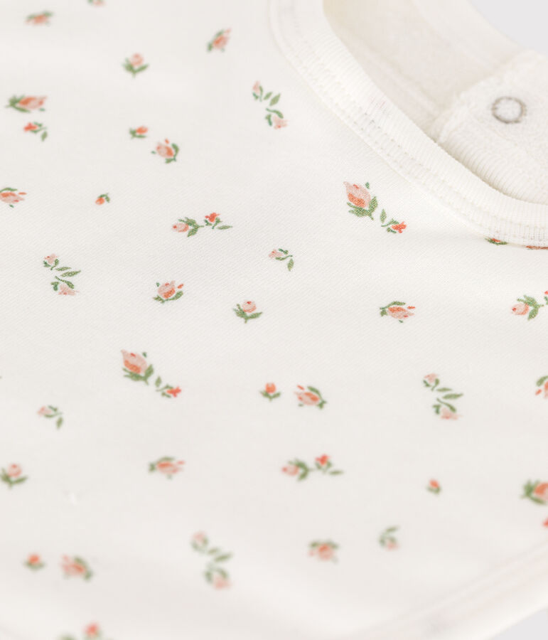 Bavaglino neonato bianco/multicolore