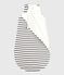 Sacco nanna TOG 2 in cotone bianco MARSHMALLOW/blu SMOKING