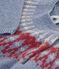 Tutina lunga bebè jacquard in maglia tricot di lana e cotone ROVER/ MULTICO
