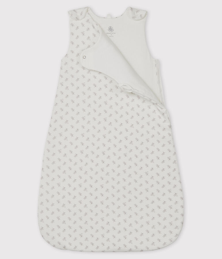 Sacco nanna beb&egrave; a costine bianco/multicolore