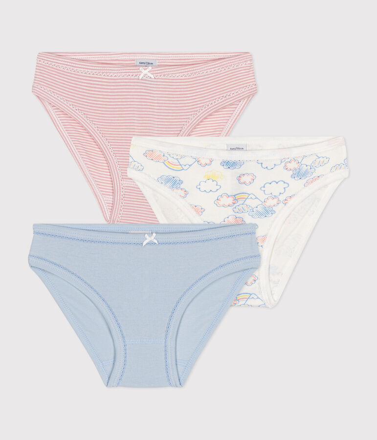 Confezione da 3 slip bambino in cotone con arcobaleno variante 1