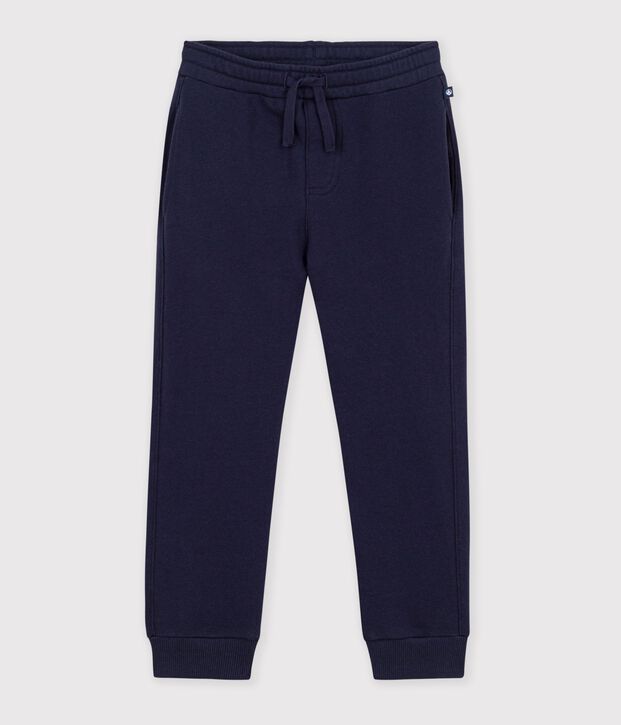 Joggers in cotone tinta unita bambina SMOKING