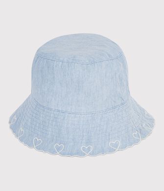 Cappellino in chambray bambina