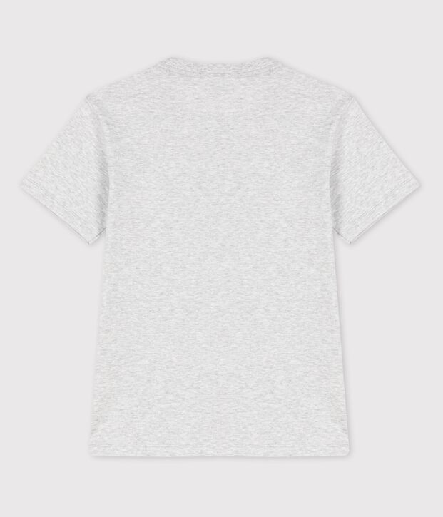 T-shirt  maniche corte in cotone bambino grigio