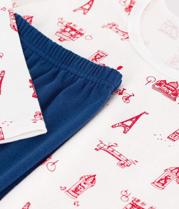 Pyjama  en coton blu/multicolore