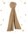 sciarpa dorata per donna marrone BRINDILLE/giallo DORE