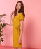 Abito maniche corte donna verde BAMBOO