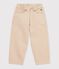 Pantaloni a 5 tasche in denim bambino beige