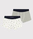 Confezione da 2 boxer dromedari in cotone bambino